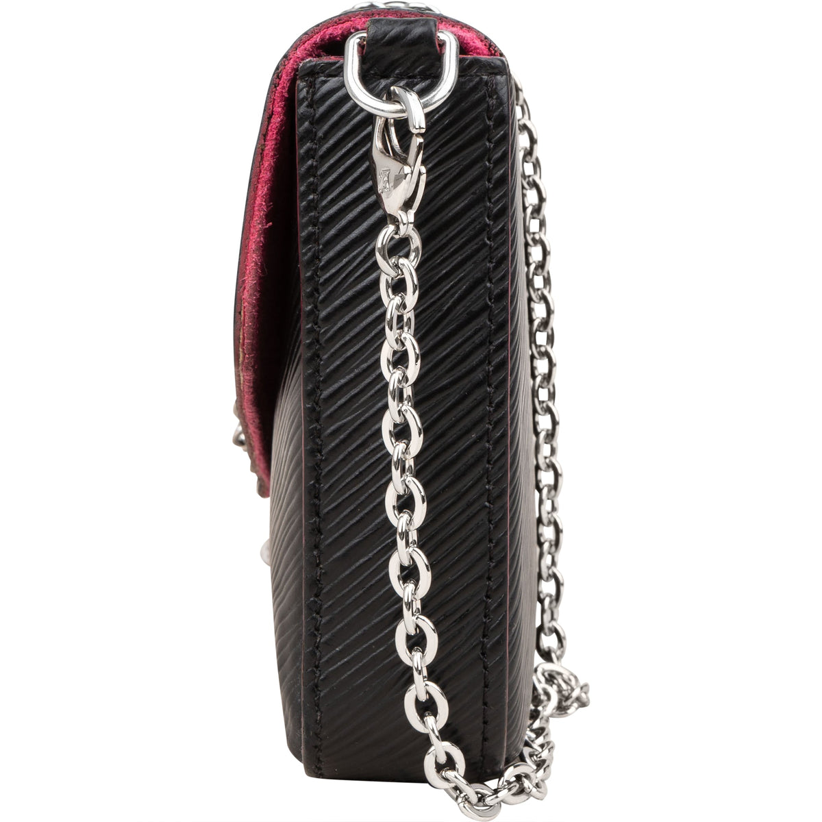 Louis Vuitton Noir Epi Leather Pochette Felicie Crossbody Bag