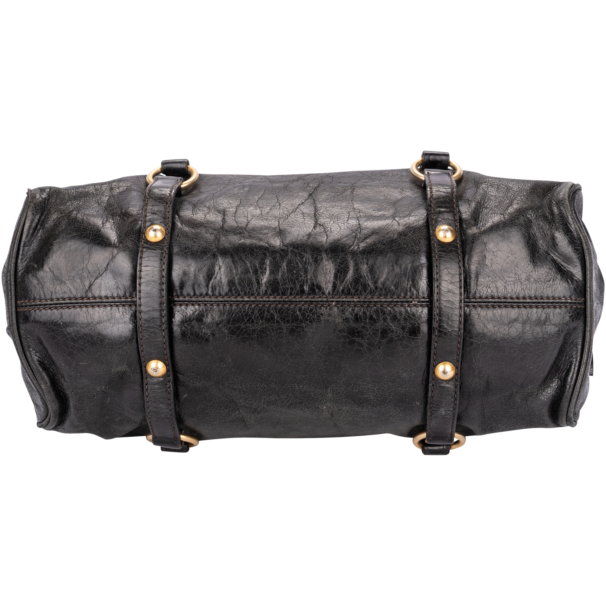 Miu Miu Vitello Lux Leather Two Way Handbag – vintage on friday