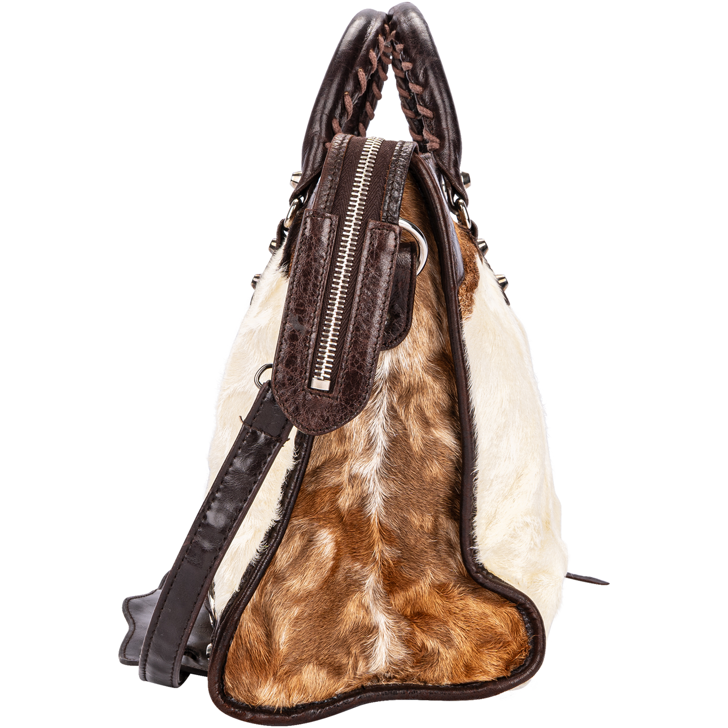 Balenciaga Ponyhair City Shoulder Bag