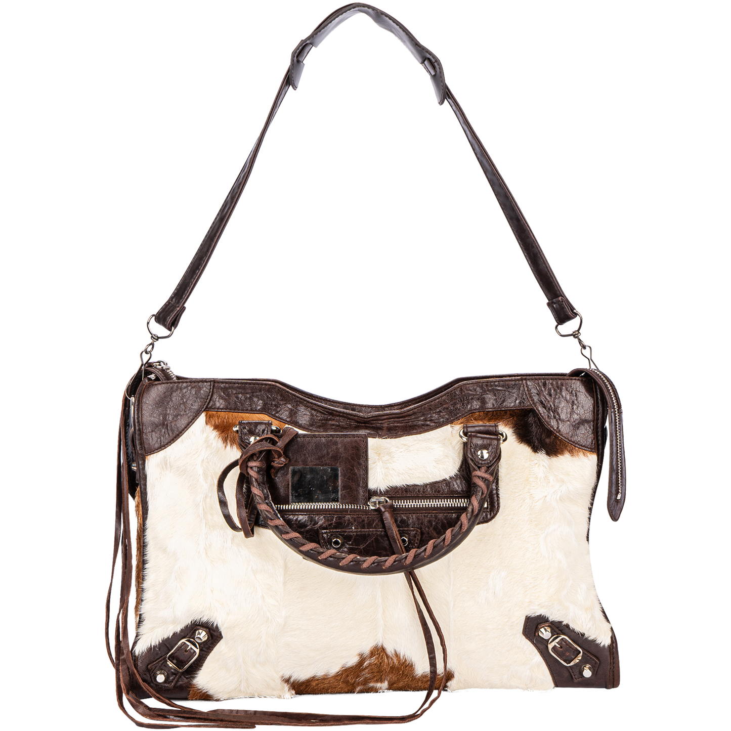 Balenciaga Ponyhair City Shoulder Bag