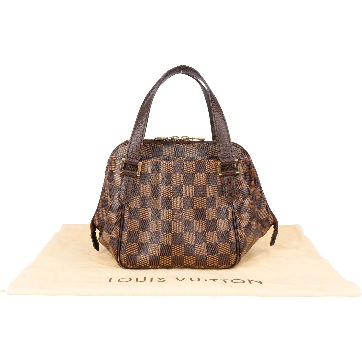 Louis Vuitton Damier Ebene Monogram Belem PM Handbag