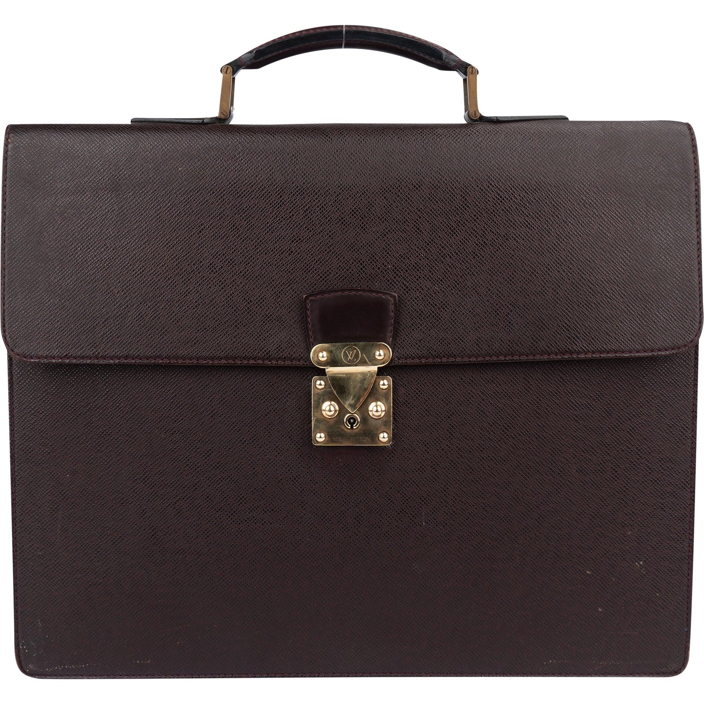 Louis Vuitton Taiga Leather Serviette Kourad Business Handbag
