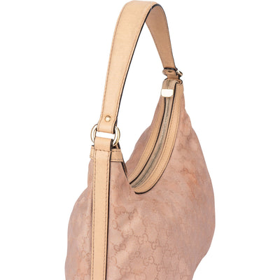 Gucci GG Monogram Heart Britt Hobo Bag