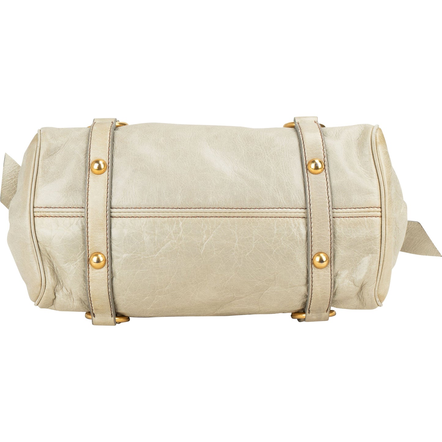 Miu Miu Classic Leather City Handbag