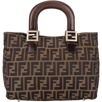 Fendi Zucca Monogram Handbag
