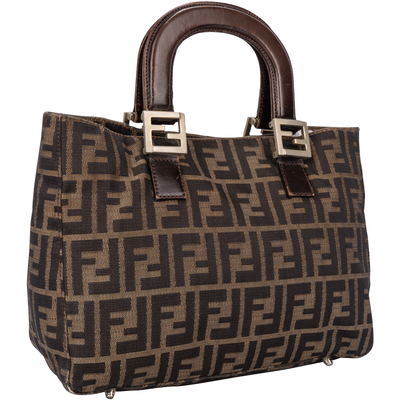 Fendi Zucca Monogram Handbag