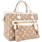 Louis Vuitton Denim Monogram Sabia Cabas MM Handbag