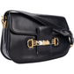 Celine Black Horse Carriage Shoulder Bag