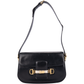 Celine Black Horse Carriage Shoulder Bag