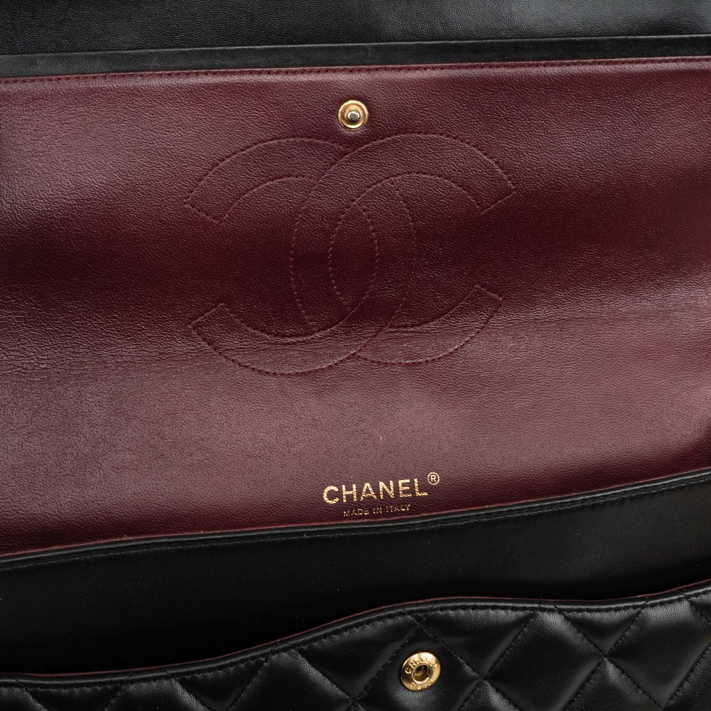 Chanel Quilted Lambskin Jumbo Double Flap Crossbody Bag