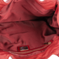Sac à bandoulière en cuir rouge Fendi