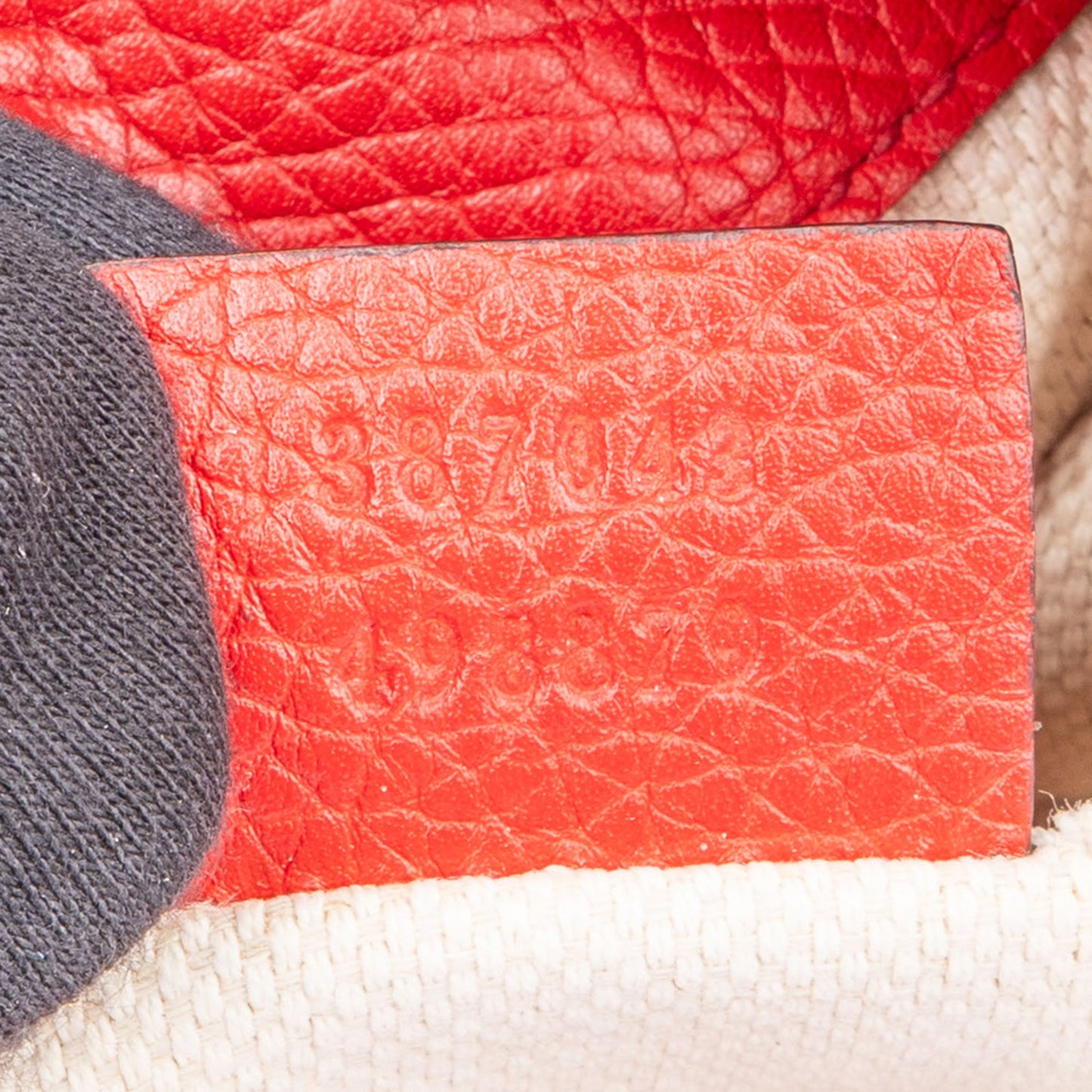 Gucci Rosso Leather GG Soho Crossbody Bag