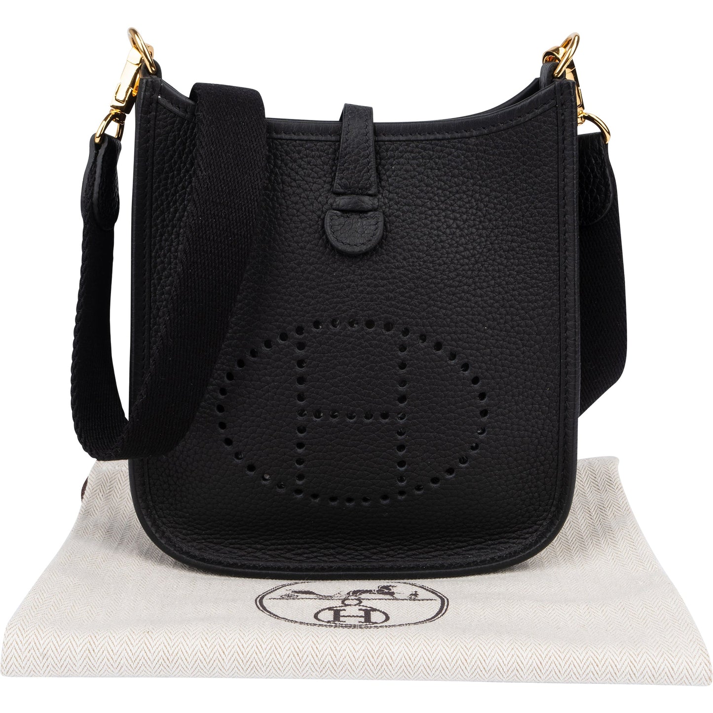 Hermès Clemence Leather Evelyne 16 Crossbody Bag