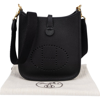 Hermès Clemence Leather Evelyne 16 Crossbody Bag