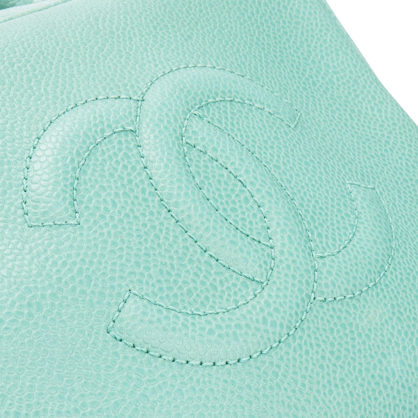 Chanel Caviar Leather CC Jewelry Crossbody Case