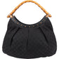 Gucci GG Monogram Bamboo Handbag