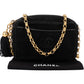 Chanel Stitching Suede Leather Camera Crossbody Bag
