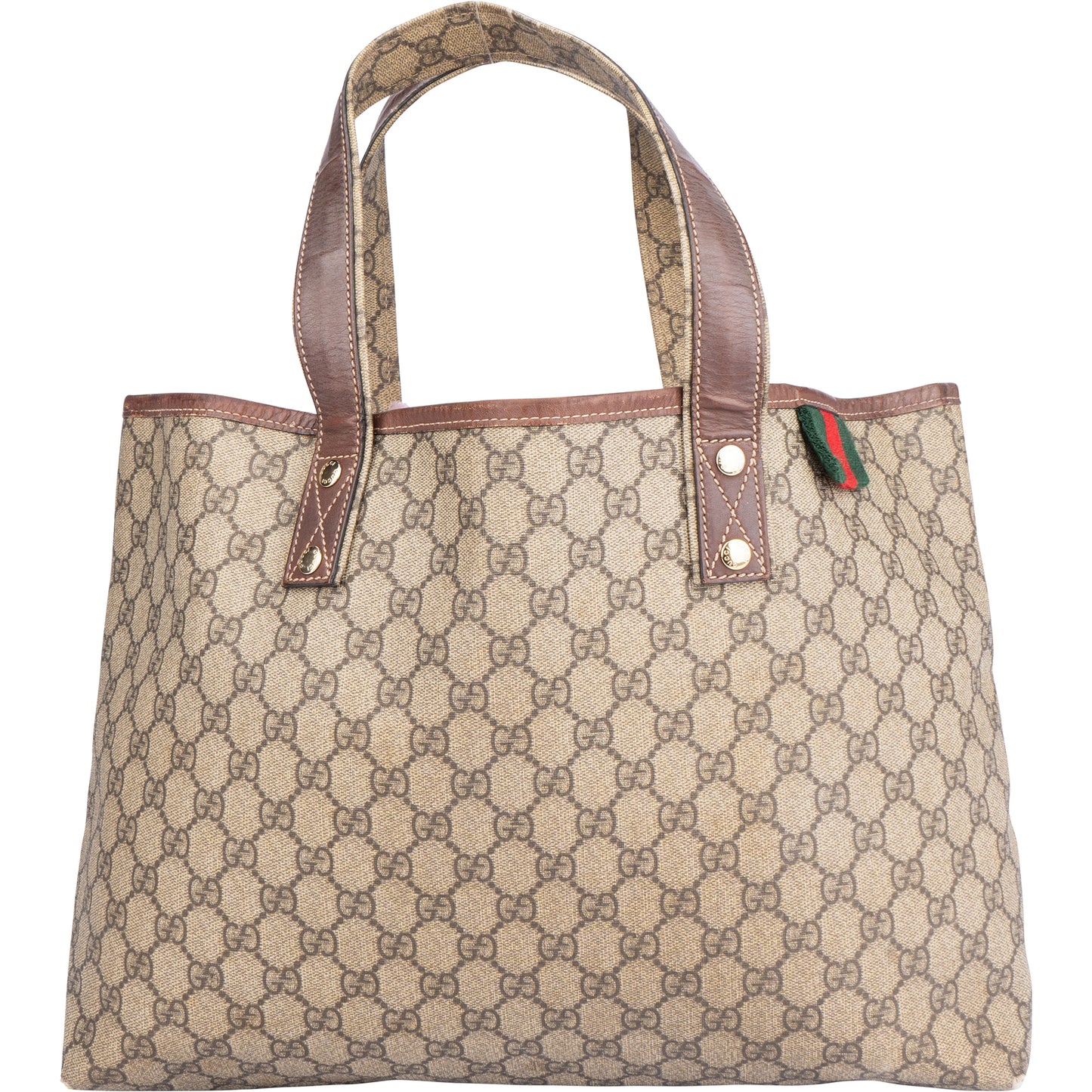 Gucci Web Supreme Canvas Tote Bag