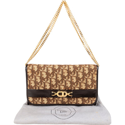 Christian Dior Trotter Monogram Shoulder Bag