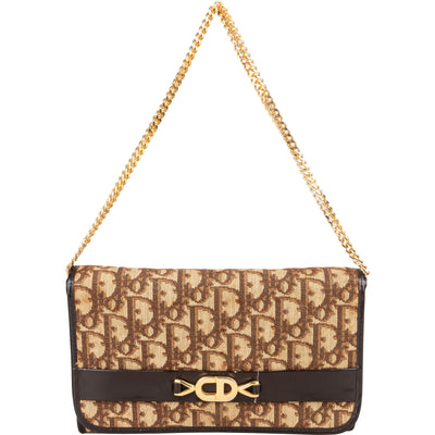 Christian Dior Trotter Monogram Shoulder Bag
