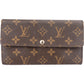 Louis Vuitton Canvas Monogram Sarah Wallet
