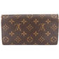 Louis Vuitton Canvas Monogram Sarah Wallet