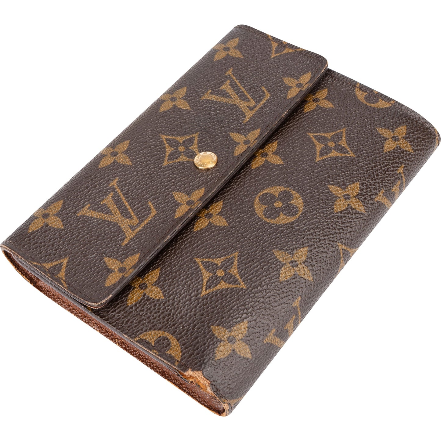 Louis Vuitton Canvas Monogram Tresor Wallet