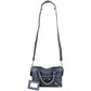 Balenciaga Blue Leather Mini City Handbag