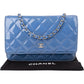 Chanel Quilted Patent Leather Wallet On Chain Crossbody Bag