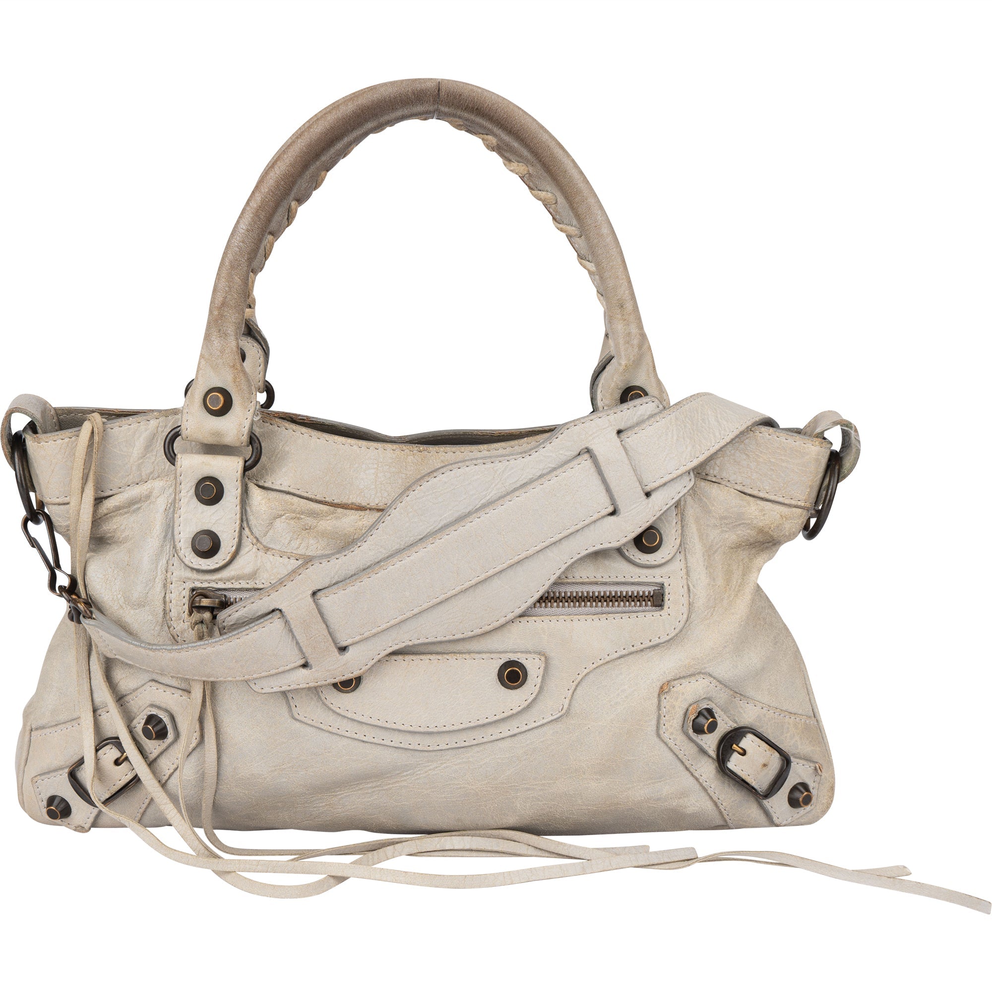 Balenciaga Classic Leather First City Handbag