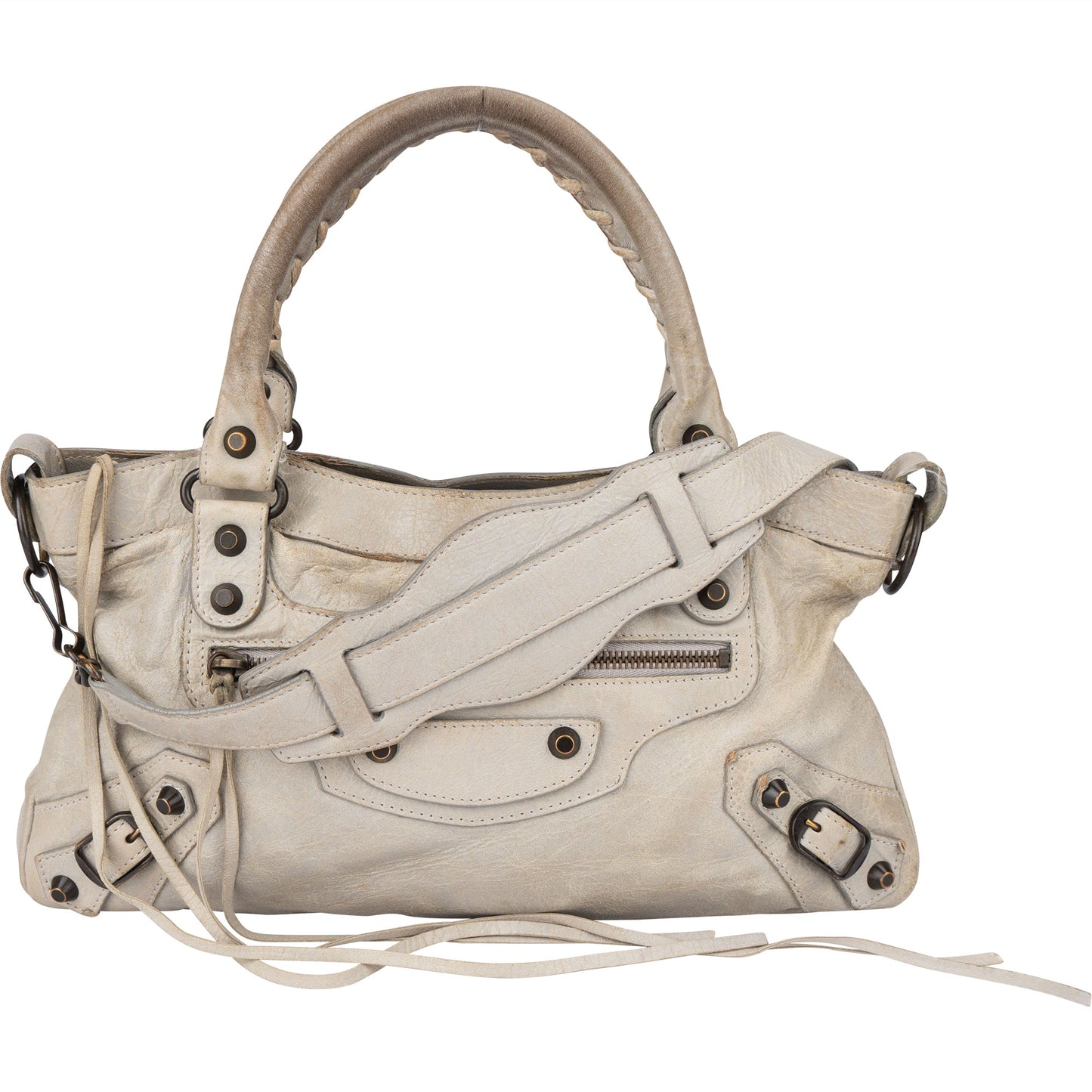 Balenciaga Classic Leather First City Handbag