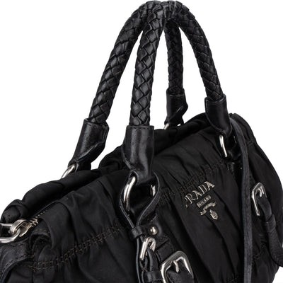 Prada Quilted Nylon City Handbag