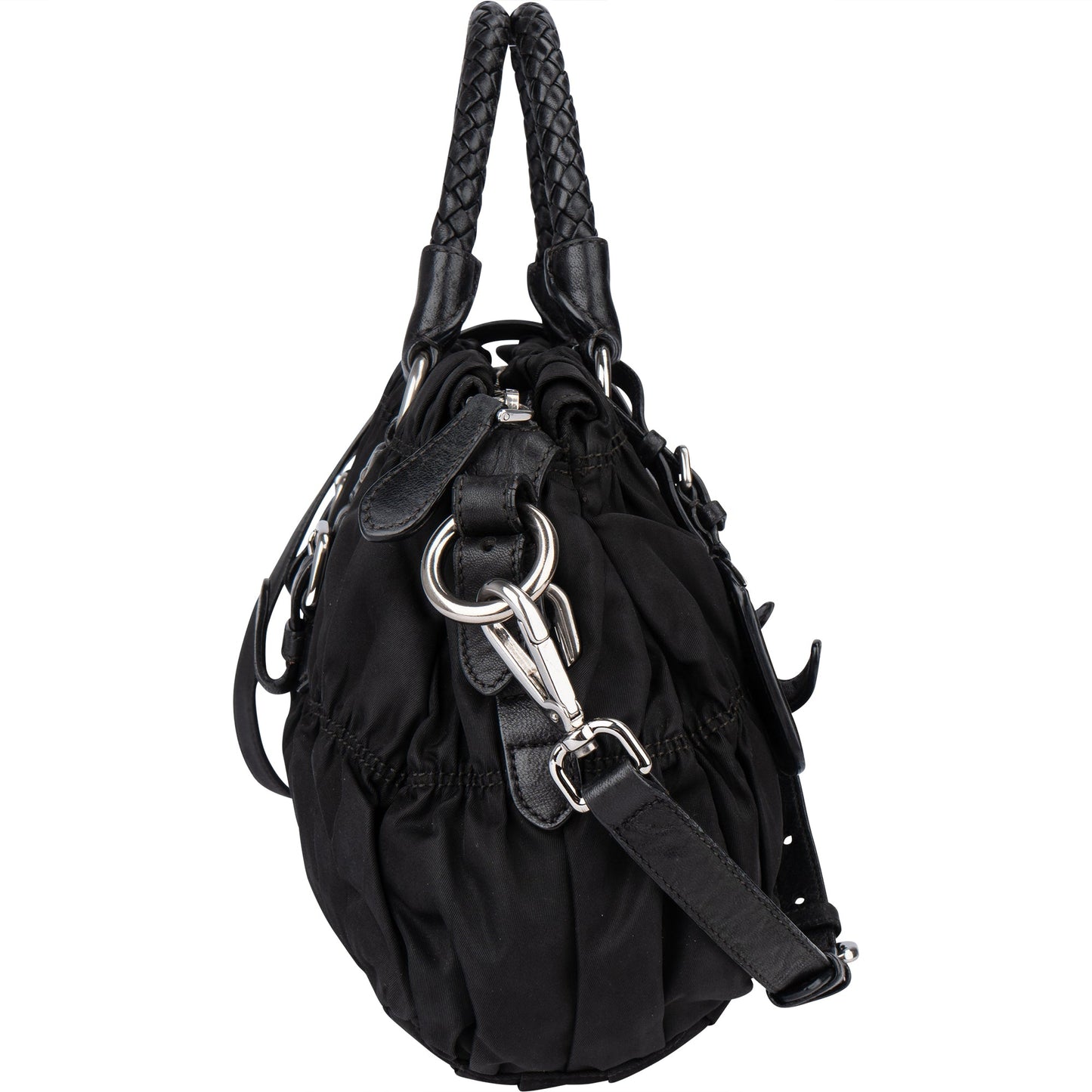 Prada Quilted Nylon City Handbag