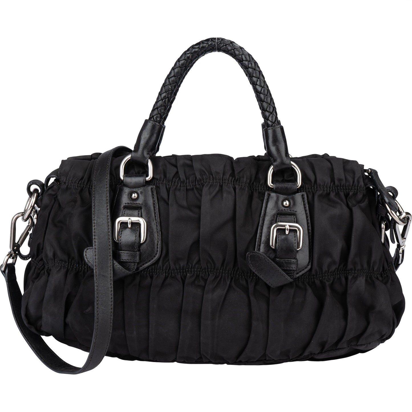 Prada Quilted Nylon City Handbag