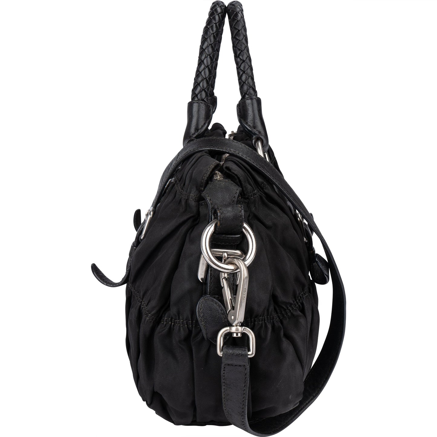 Prada Quilted Nylon City Handbag