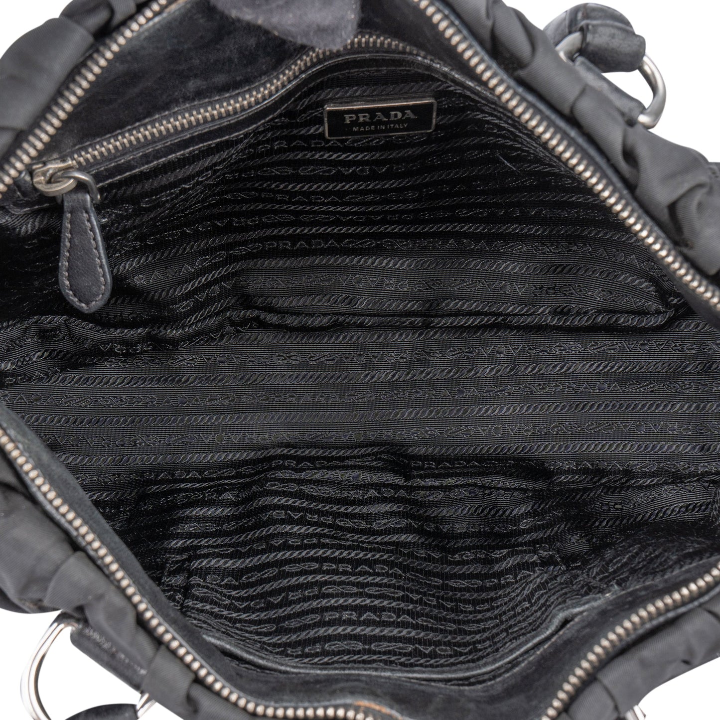 Prada Quilted Nylon City Handbag
