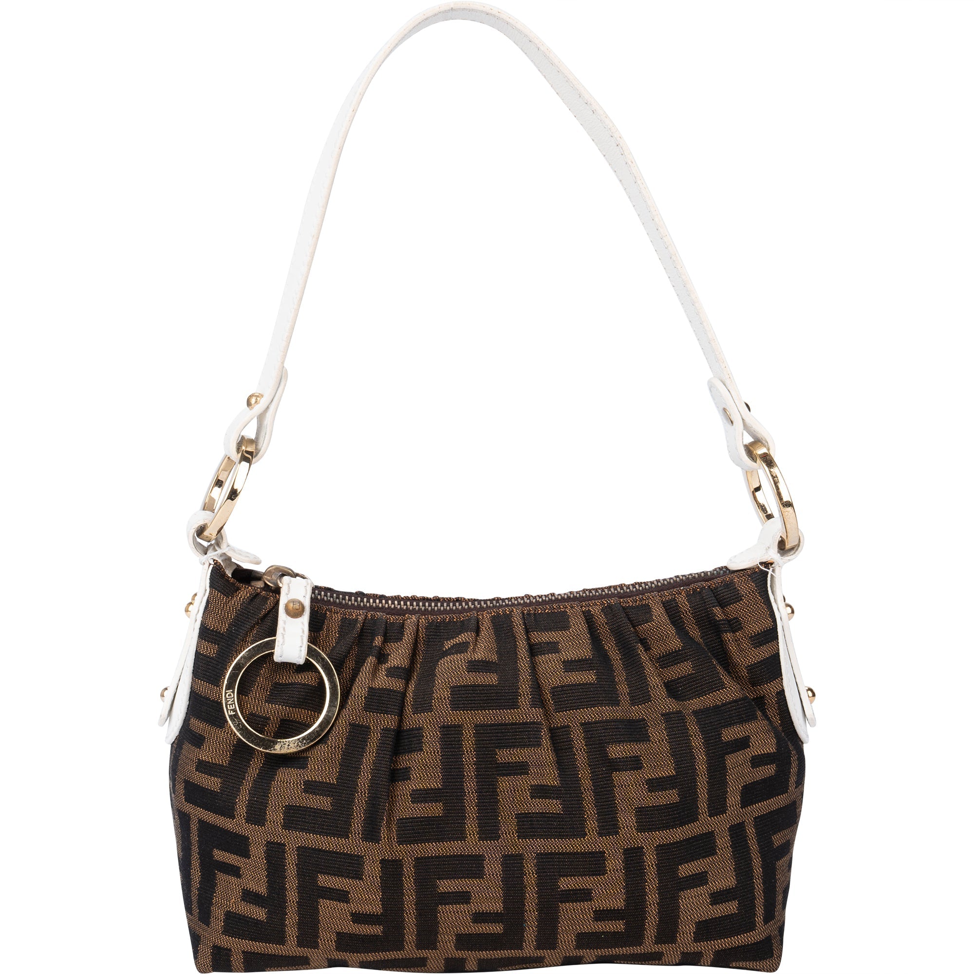 Fendi FF Monogram Mini Zucca Handbag