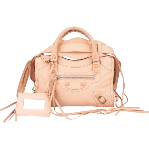 Balenciaga Leather City Mini Handbag