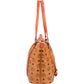 MCM Visetos Monogram Shopper Shoulder Bag