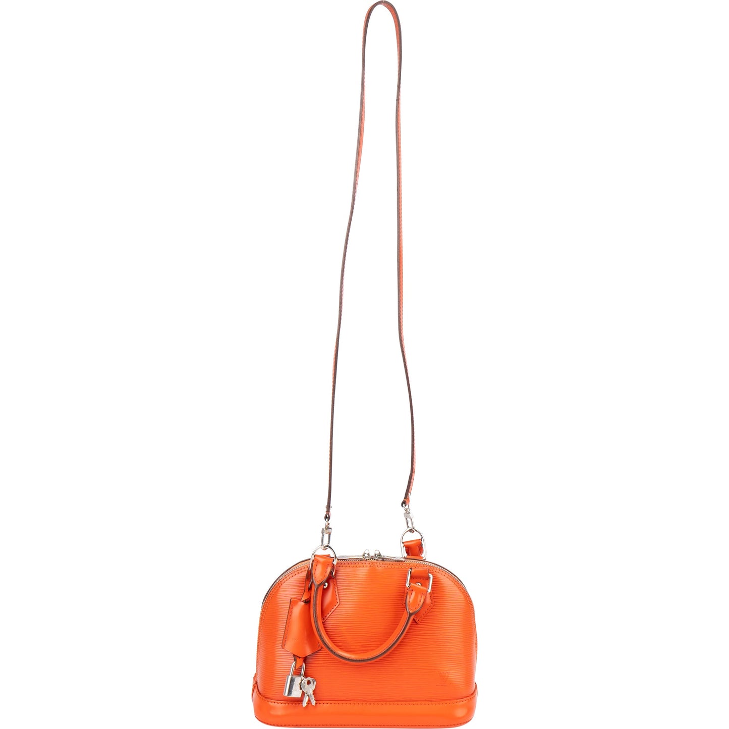 Louis Vuitton Orange Epi Leather Alma BB Handbag