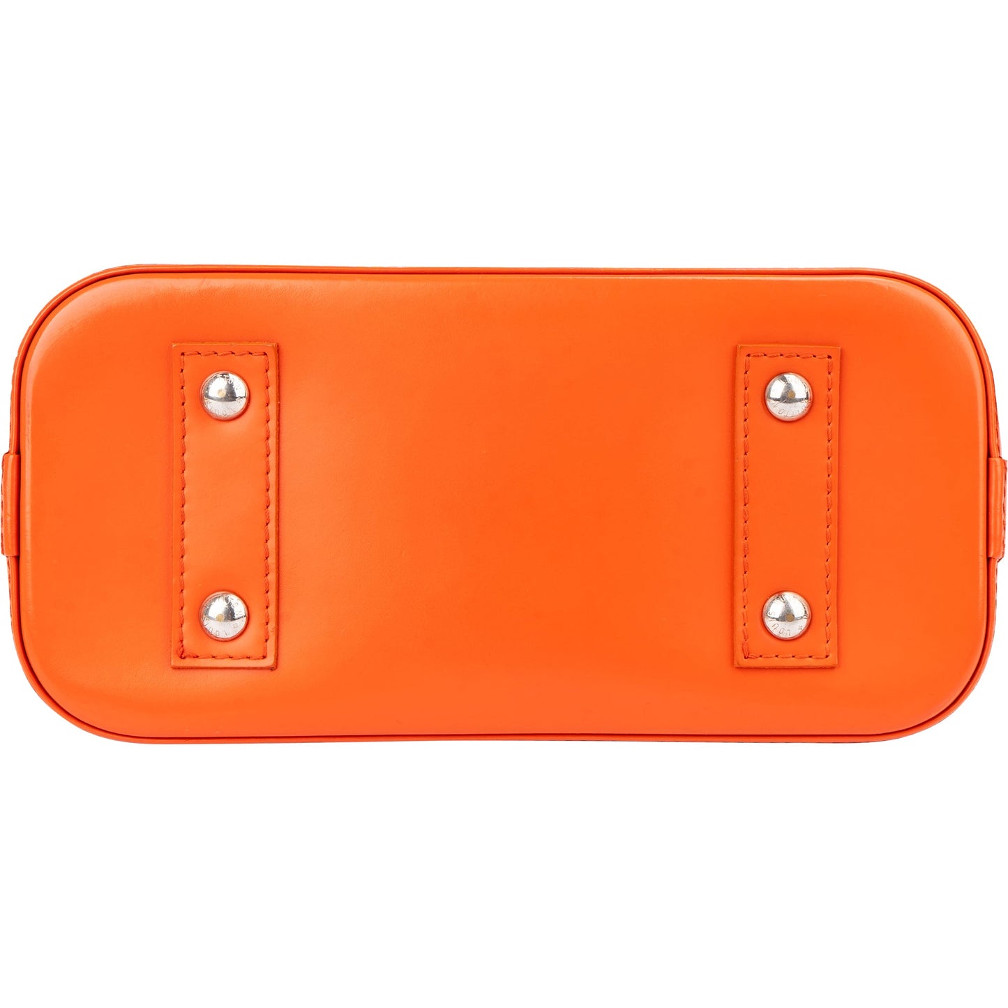 Louis Vuitton Orange Epi Leather Alma BB Handbag