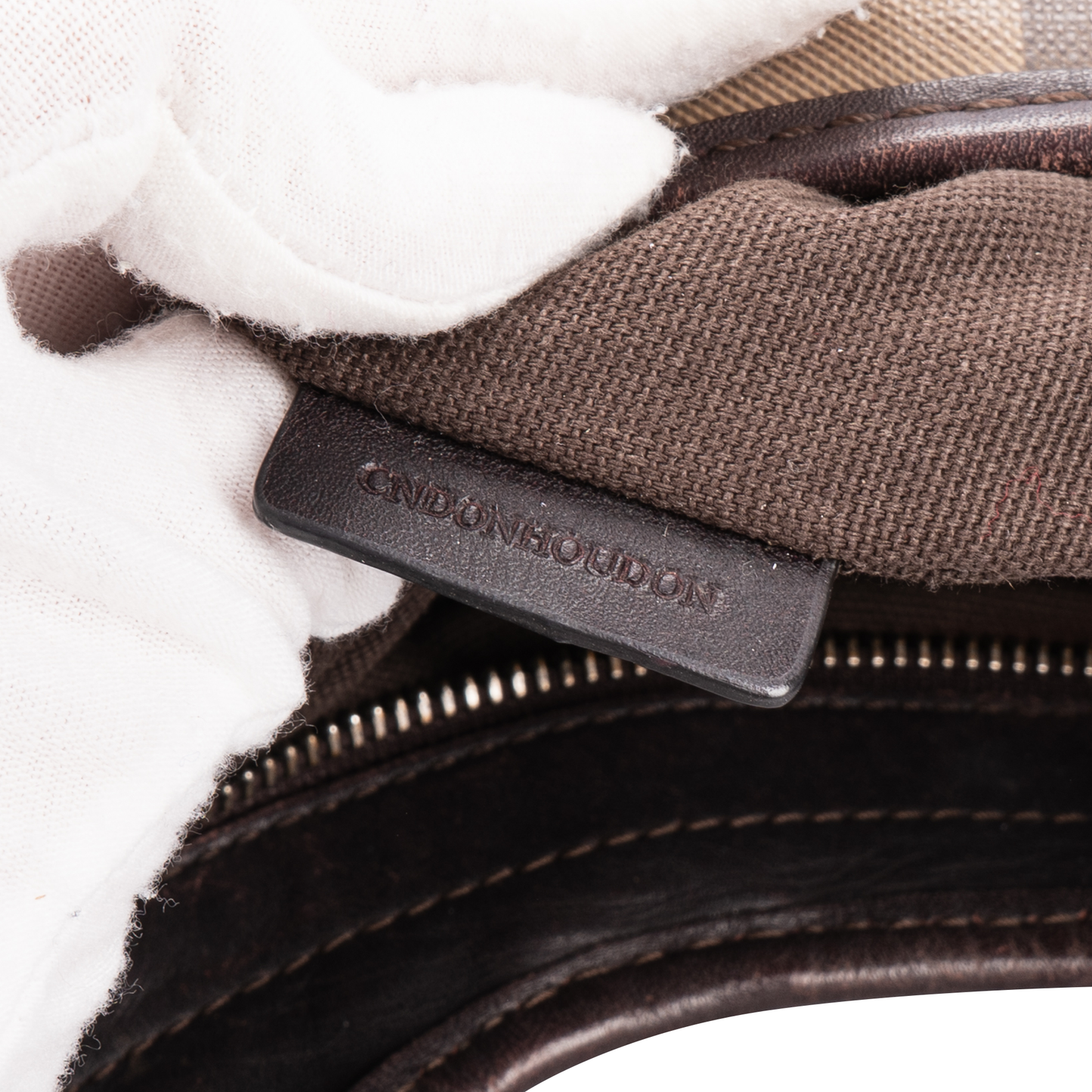 Burberry Smoked Check Brooklyn Hobo Shoulder Bag