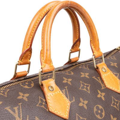 Louis Vuitton Canvas Monogram Speedy 35 Handbag