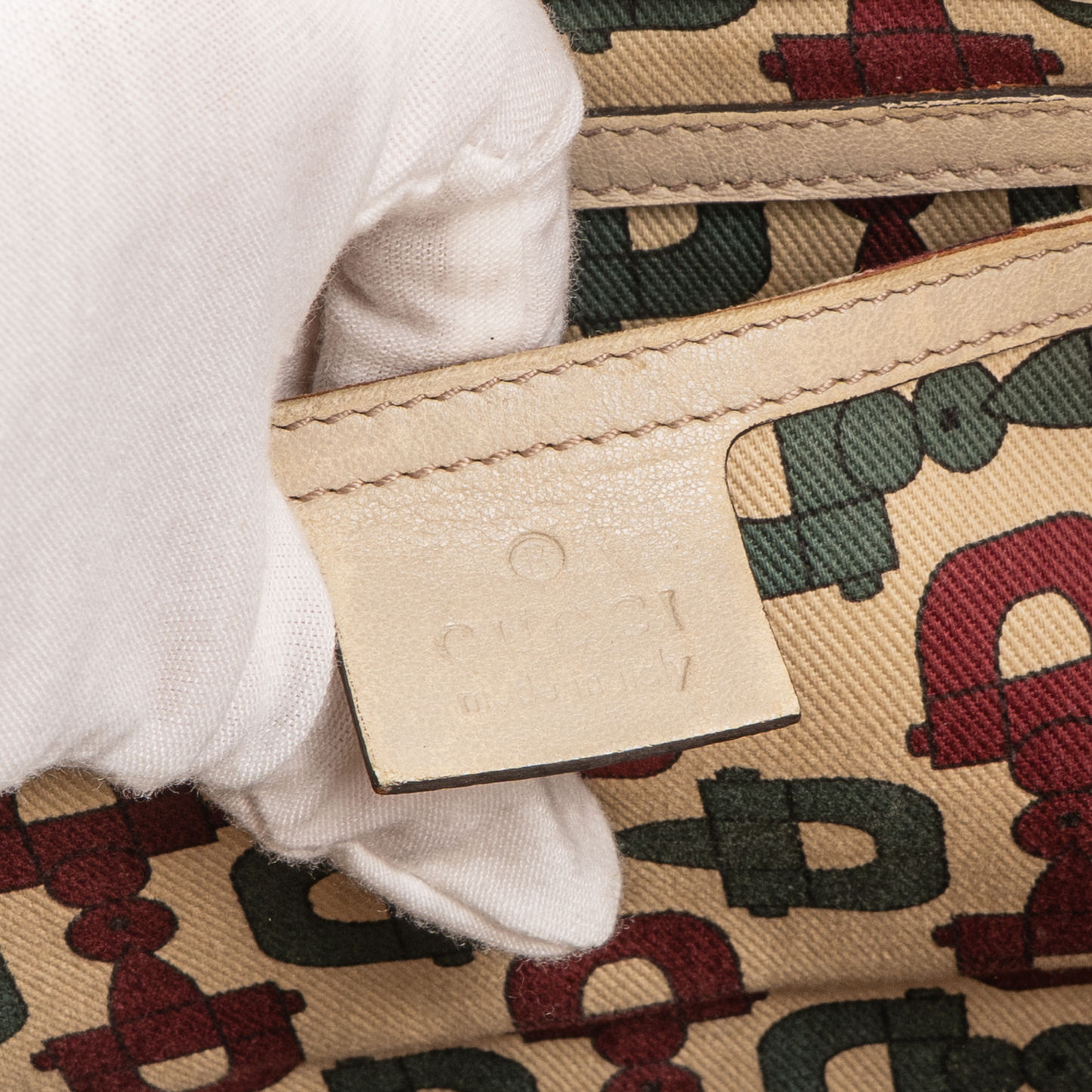 Gucci GG Monogram Leather Jackie Shoulder Bag