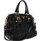 Prada Leder-Gaufre-Einkaufshandtasche