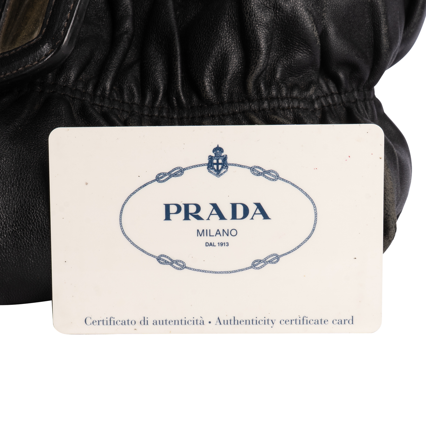 Prada Leder-Gaufre-Einkaufshandtasche