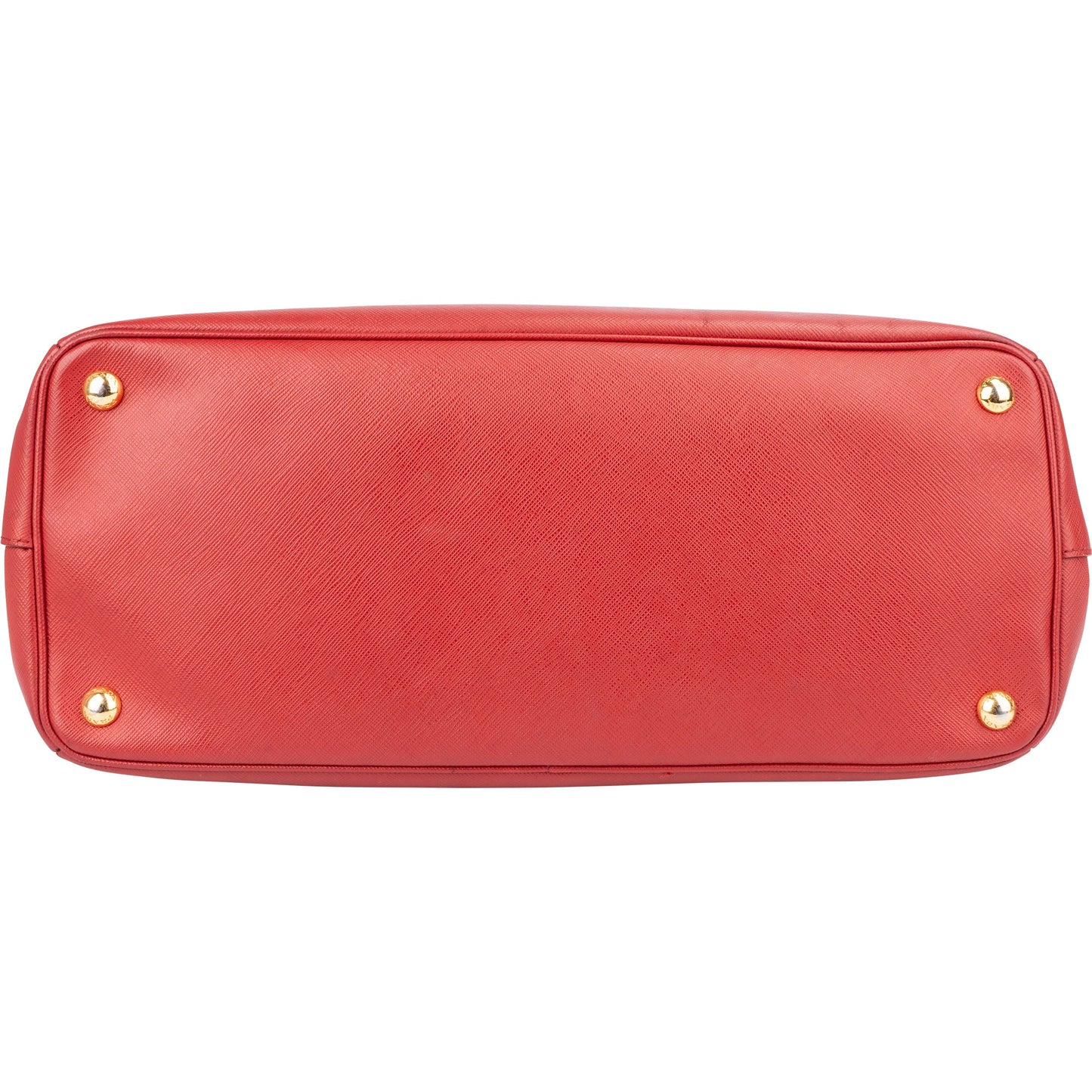 Prada Red Saffiano Leather Galleria Handbag