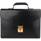 Louis Vuitton Noir Epi Leather Serviette Business Handbag
