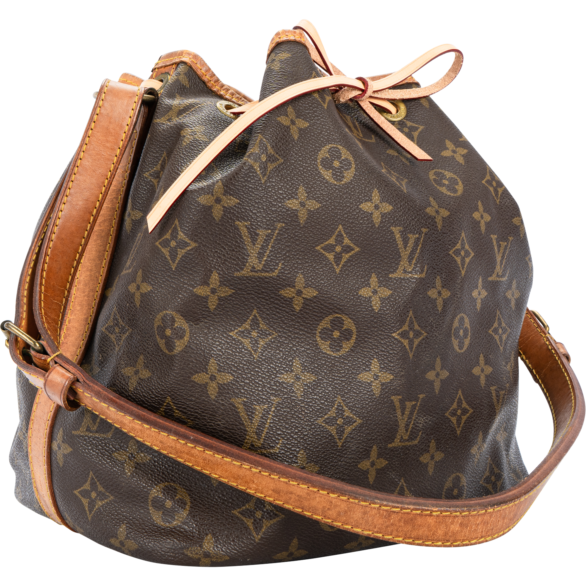 Louis Vuitton Canvas Monogram Sac Noe Petit Shoulder Bag – vintage