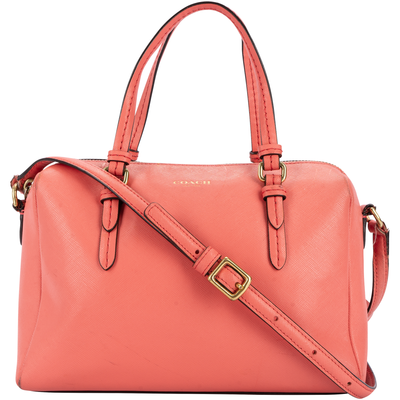 Coach Leather Hobo Shoulder Bag